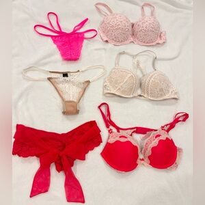 (Bundle Deal) Victoria’s Secret 3 Bras & 3 Panties